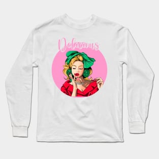 Delicious Vintage Long Sleeve T-Shirt